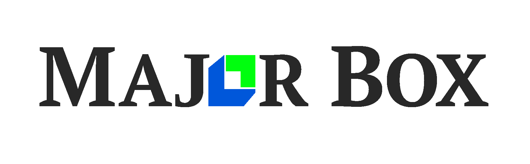 MajorBox Logo English Solo